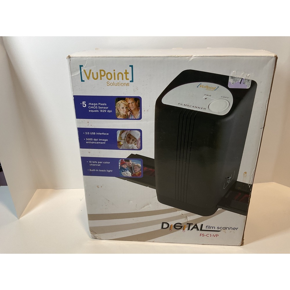 VuPoint Solutions Digital Film Scanner FS-C1 VP 5 Mega Pixels USB‎ 20